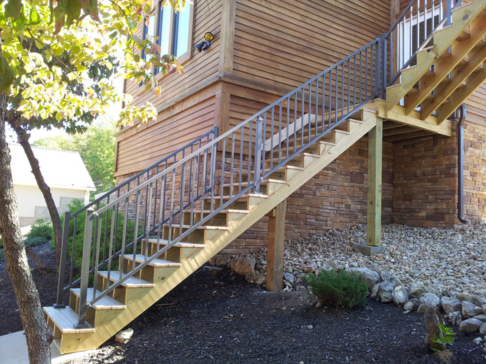 exterior stair railings