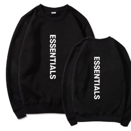 Buy The Best Quality Black Essentials Hoodie From Essentials Clothing Store.