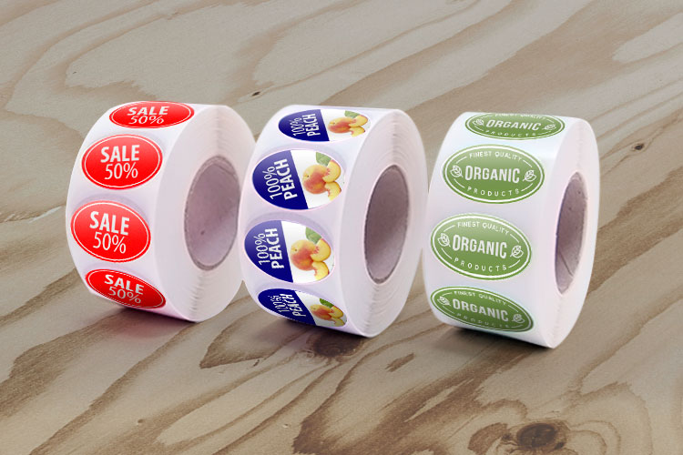 Square Roll Labels