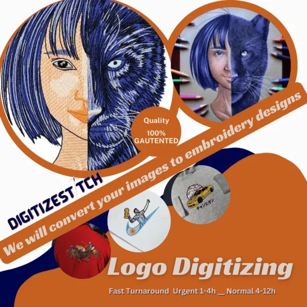 embroidery logo digitizing USA