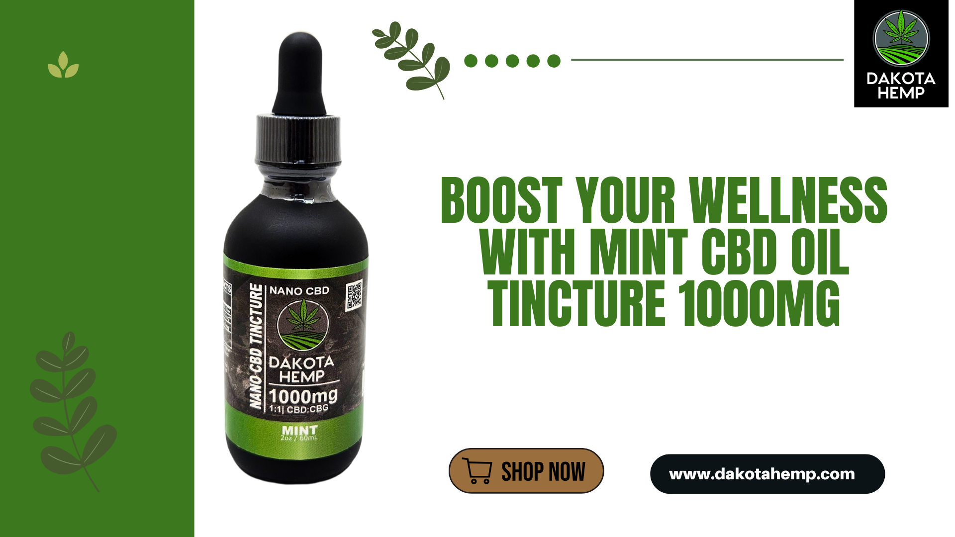 Mint CBD Oil Tincture