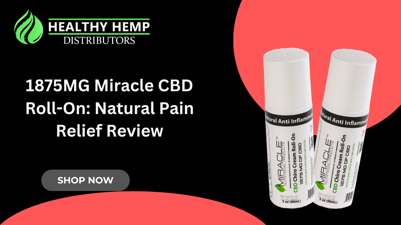 Miracle CBD Chiro Cream Roll-On 1875MG