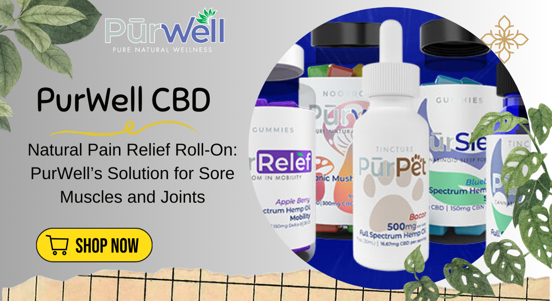 Natural pain relief roll-on