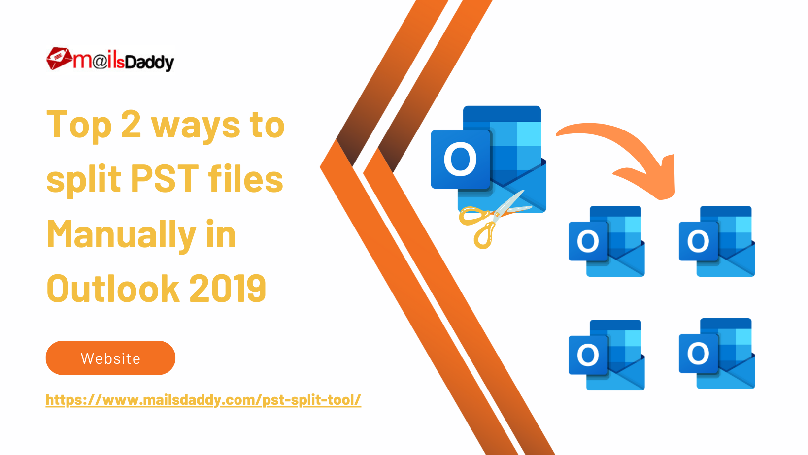 Top-2-ways to split large PST files manually in Outlook 2019