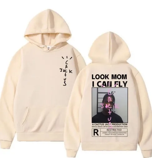 Travis Scott Cactus Jack Beige Hoodie