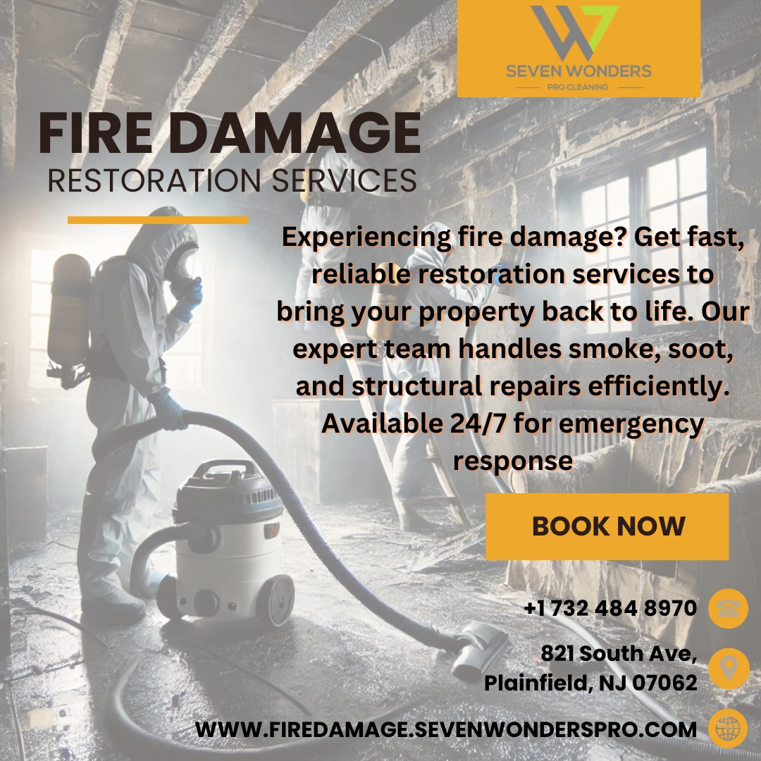 Fire Restoration Services in New Jersey