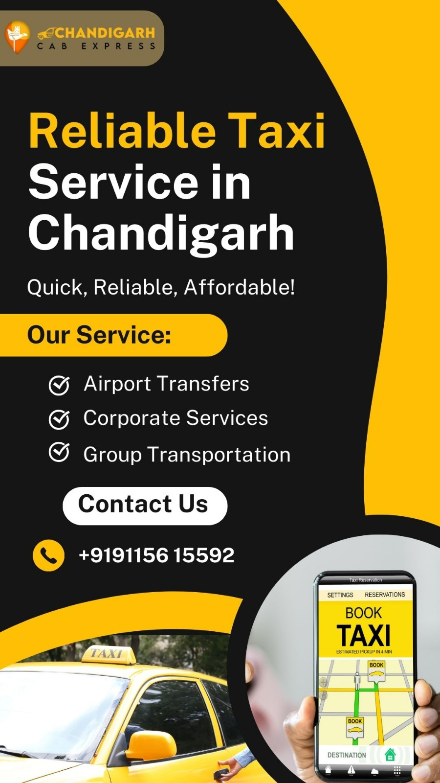 What is a local taxi service in Chandigarh?